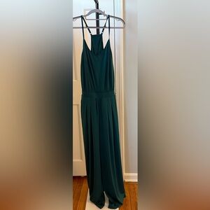 HALARA Deep Green Jumpsuit NWOT